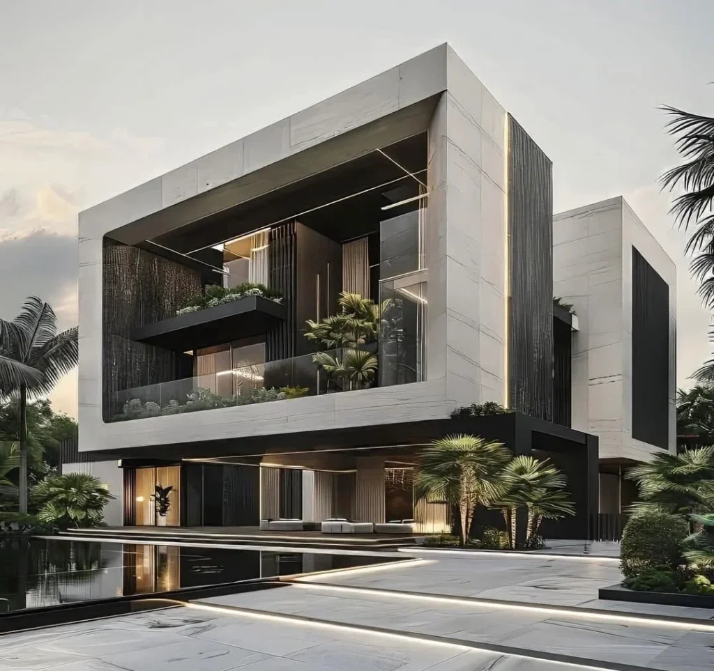 A luxury designed home best architectecture firm in kannur